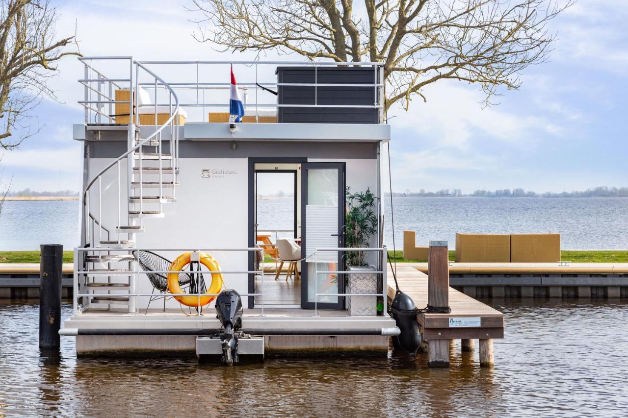 Welcome In - Houseboat Agua Dolce Met Tuin, Paviljoenwei 4, Sneek - Offingawier Exterior foto